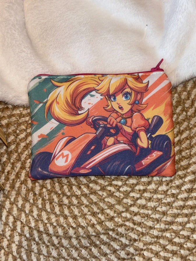 Porte monnaie Peach - Mario kart