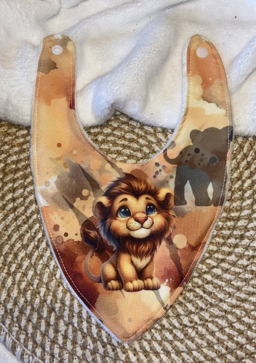 Bavoir Bandana Lion