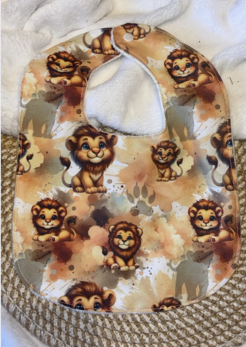 coffret bavoirs lion