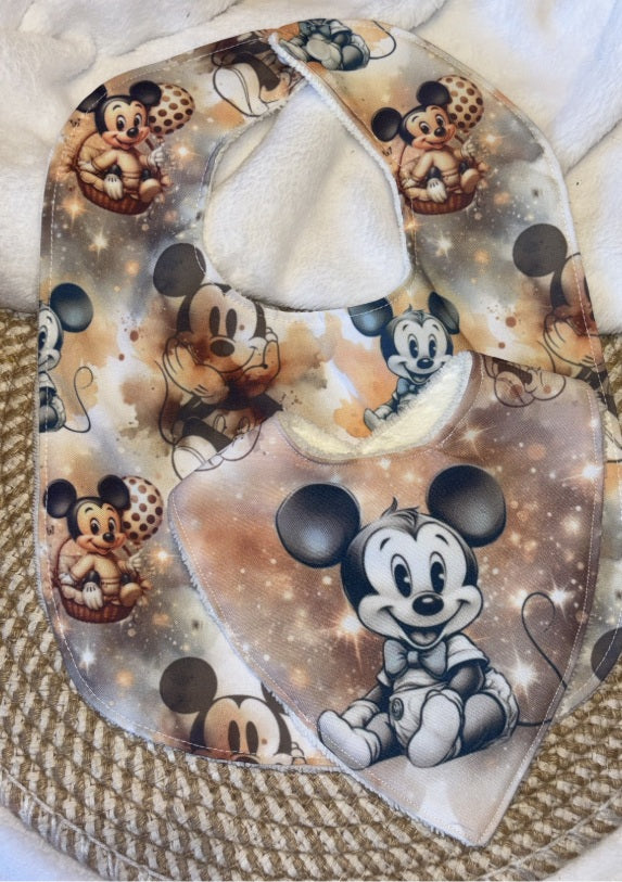 Coffret bavoirs Mickey