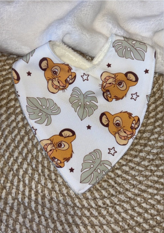 Bavoir bandana simba