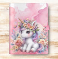 Protège carnet de santé licorne