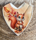 Bavoir bandana ecureuil
