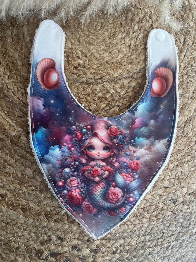 bavoir bandana Sirène