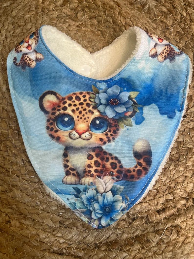 Bavoir bandana Leopard