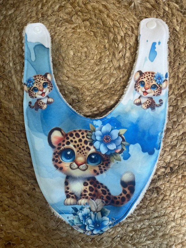 Bavoir bandana Leopard