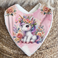 Bavoir bandana licorne
