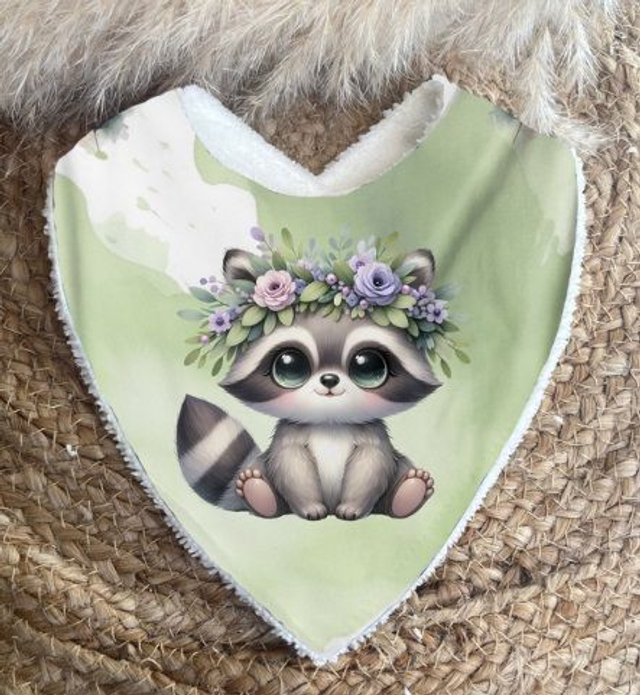 Bavoir racoon