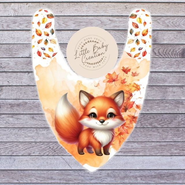 Bavoir bandana renard