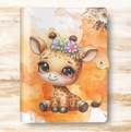protège carnet de santé girafe