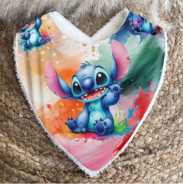 bavoir bandana stitch